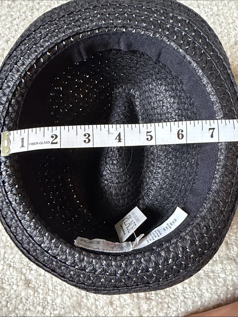 🌸The Children’s Place Girls Youth Size Medium (7-8) Brown Straw Hat